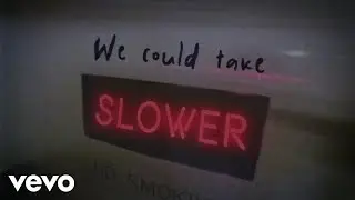 Tate McRae - slower (Lyric Video)
