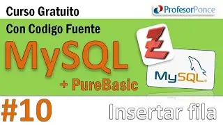Curso.MySQL(10). MySQL desde PureBasic (Insertar una fila o registro)