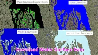 How to download global water surface data for free 