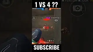 Can i do 1 VS 4? 😳🥵 With Ump 💥😈 free fire #freefirevideo #freefireshorts #freefire #shorts