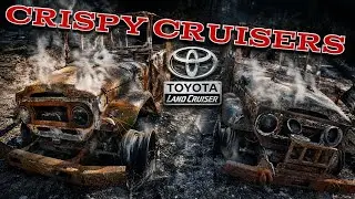 3 Vintage Toyota Land Cruisers, 2 Vintage VWs, and the whole shop Burnt to a Crisp!