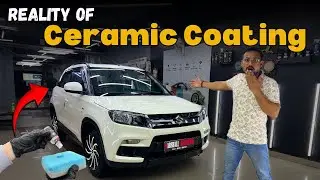 Ceramic Coating Reality Test 😳 4 Year Old Maruti Brezza ✅ Before and After