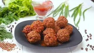 Тефтели с гречкой - Рецепты от Со Вкусом