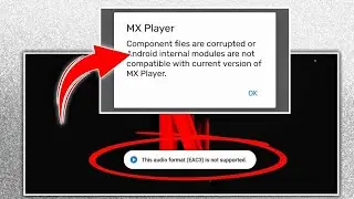 this audio format eac3 is not supported mx player 2025 || mx player mein sound nahin a raha hai 