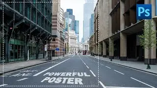 Photoshop Tutorial | Text Effects in Photoshop | Put Text on The Street