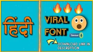 NEW PIXELLAB FONT | HINDI VIRAL FONT  | INSTAGRAM REELS |