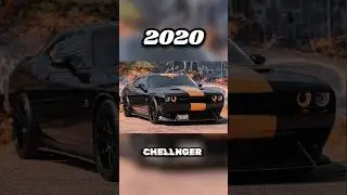 Evolution of Dodge Challenger 🔥 old to new #shorts #challenger #supercar
