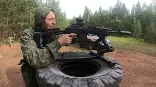 ОСМОТР ЩЕНКОВ ЛЗС.  ПРИСТРЕЛКА КАРАБИНА ВЕПРЬ 128В-308 калибр
