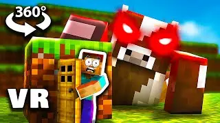 VR 360° SMALLEST MINECRAFT WORLD (Minecraft Animation)