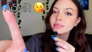 ASMR Kisses, Whispers, and Hand Movements with a tiny mic!