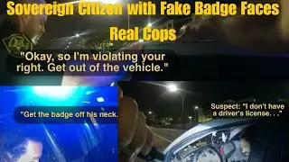 Sovereign Citizen with Fake Badge Faces Real Cops