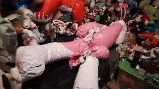Inflate The PuffyPaws Pink Husky (950 sub goal)