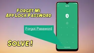 Forget Redmi Note 8 App Lock Password | Unlock App Lock password without Reset in 2025
