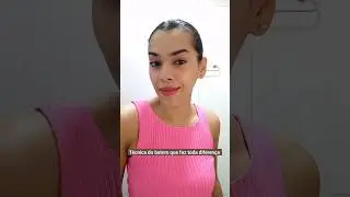 Técnica do batom que faz toda diferença nos lábios.#maquiagem maqu