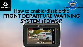 How to enable/disable the FRONT DEPARTURE WARNING SYSTEM FDWS?
