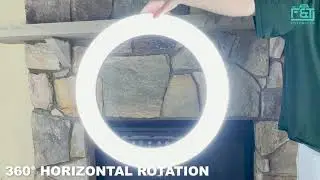 Foto&Tech LED 18" Selfie Ring Light with Stand & Remote