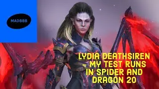 Lydia Deathsiren - Dungeon/DT debuffer? Arena Queen? Clan boss specialist? - Raid: Shadow Legends