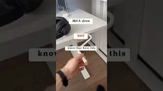 I found this little hack on my IKEA standing desk. Pretty neat. This way I save on new buys!