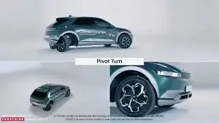 Hyundai Ioniq 5 crab walk, tank turn, diagonal driving and pivot turn Corner system