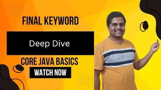 Final Keyword in Java |Classes|Methods|Variables