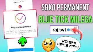 Instagram Pe Permanent Blue Tick Kaise Lagaye Free Me ? How To Get Permanent Blue Tick On Instagram