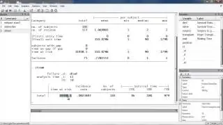 How to describe and summarize survival data using Stata®