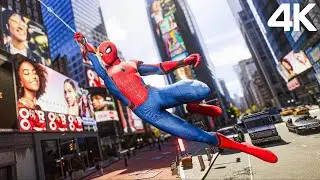 Spider Man PS5™ - Free Roam Gameplay [4K HDR]