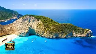 Amazing views of Shipwreck Beach 4k | Relaxation Music | Stress Relief Music