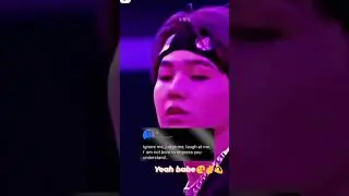 yeah babe #suga#savage #bts