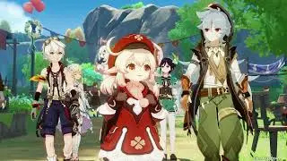 [ Genshin Impact ] Mondstadt : New Story Anemo Archon Gods Event : Movie Scene