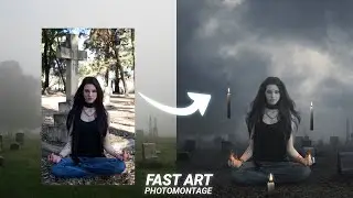 Scary Photomontage Speed Art | photoshop