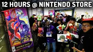 The Pokemon Scarlet and Violet Midnight Launch EXPERIENCE at Nintendo NY!