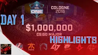 CS:GO: - Highlights Of ESL One Cologne 2016 (DAY 1)