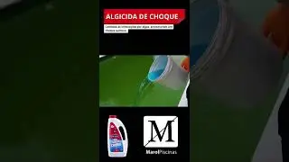 Como resolver piscina verde com Algicida de choque hidroazul