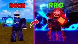 Noob to Pro with Gojo in Blox Fruits! Level 1 to Max Level