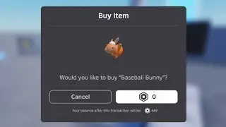 Sniping Baseball Bunny UGC LIMITED (FREE)