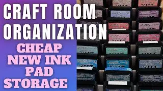 💥CRAFT ROOM ORGANIZATION 💥Amazing AFFORDABLE Ink Pad Storage Tutorial - Lets get you Organized!