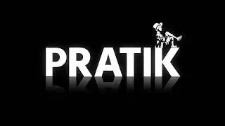 pratik (Logo) typography Animation|| 