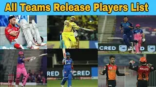 Finally All Teams Release Players List IPL 2021