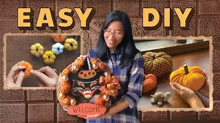 Halloween decorate and craft with me 🎃 Easy fall DIY