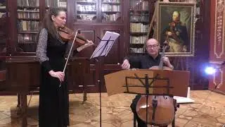Бетховен.Дуэт для скрипки и виолончели.№1