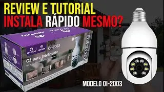 Como instalar câmera lâmpada 360 graus modelo oi-2003 Oi vida
