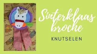 sinterklaas broche knutselen
