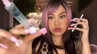 ASMR Sassy Receptionist (NY Accent) Gives U SKETCHY Botox & Filler Injections + Typing, Gum Chewing