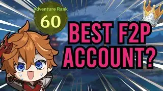 Finally Hitting AR 60 In Genshin Impact | Genshin Impact Best F2P Account