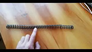 We cut and end-face a spring for an air rifle.