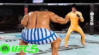 🐲 UFC4 Bruce Lee vs E. Honda EA Sports UFC 4  Super Battle 🐲
