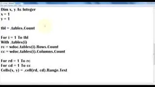 Microsoft Excel How To Import Word Table Import In Excel Using Vba Part 2 2