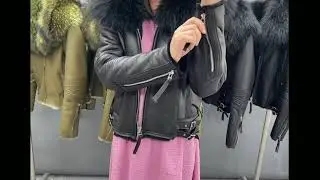 Women Shearling Jacket#fashion #fur #luxury #trendy #furjacket #wholesale #vintage