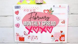 February Monthly Planner Spread #plannercommunity #hobonichi